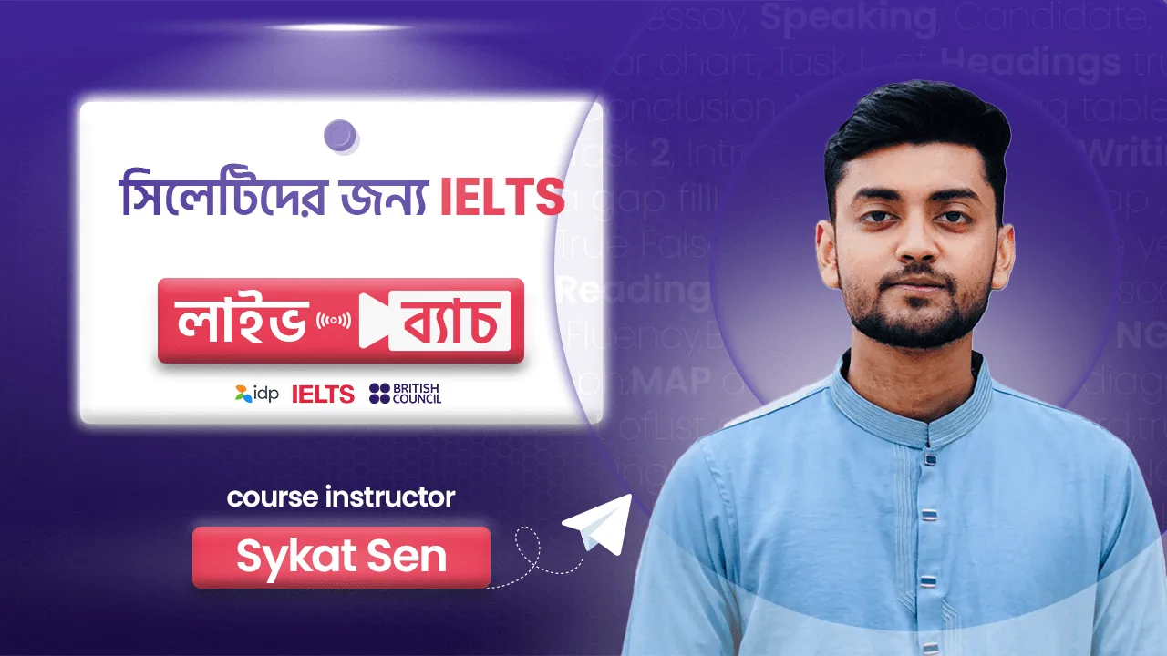 Sykot Inst IELTS Live Course লাইভ কোর্স by GyanGhor.com